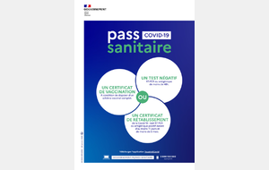 Information Pass Sanitaire Concours Agility du 25 juillet 2021