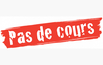 Pas de cours le samedi 1er octobre