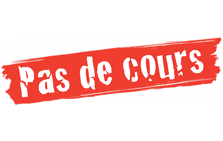 Pas de cours le samedi 1er octobre